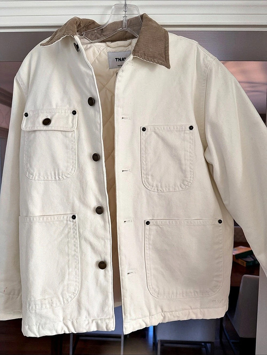 TNA Jackets & Blazers - TNA Utility Jacket in White Like New